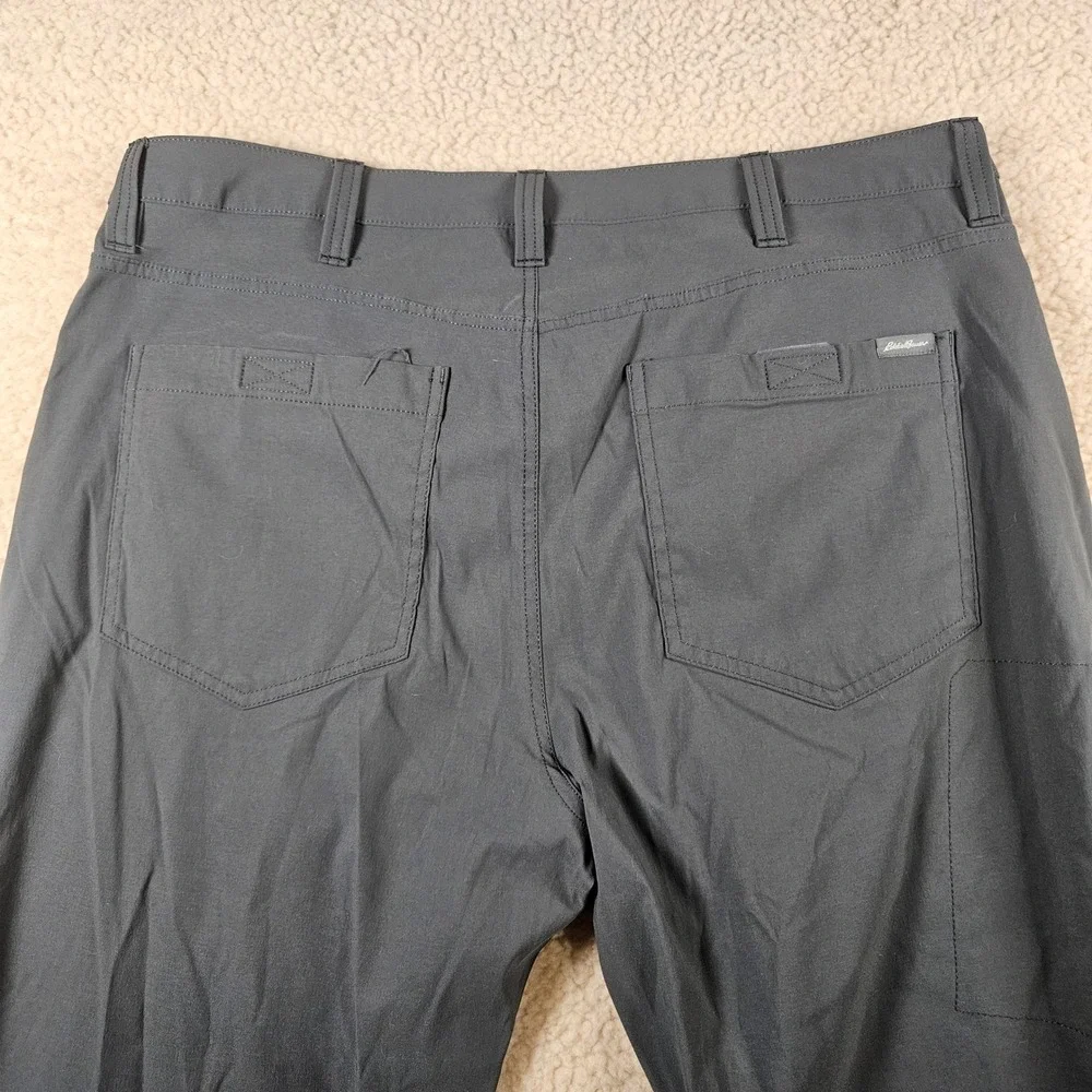 Eddie Bauer Tech Pants Men 36x30 Gray Stretch Hiking Outdoor Gorpcore C3053077